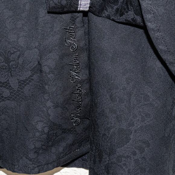 Robert Graham Men's Medium Bayview Button Down Shirt Textured floral NWT - Picture 7 of 10